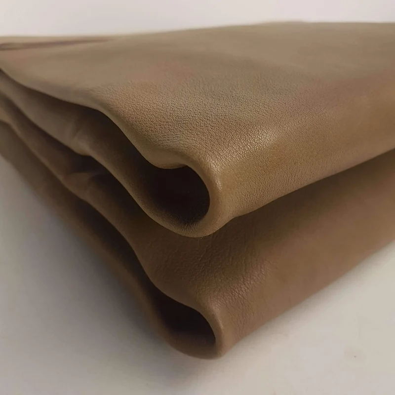 Iceberg Beige Leather Handbag with Chamois parts