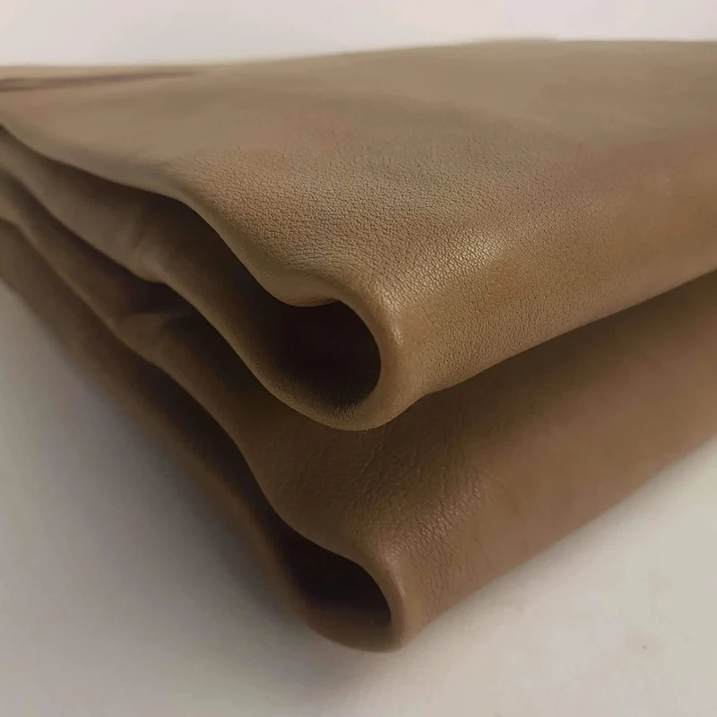 Iceberg Beige Leather Handbag with Chamois parts