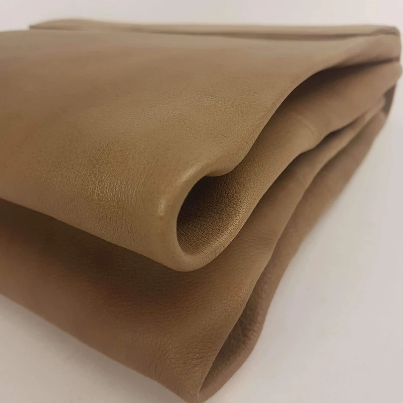 Iceberg Beige Leather Handbag with Chamois parts