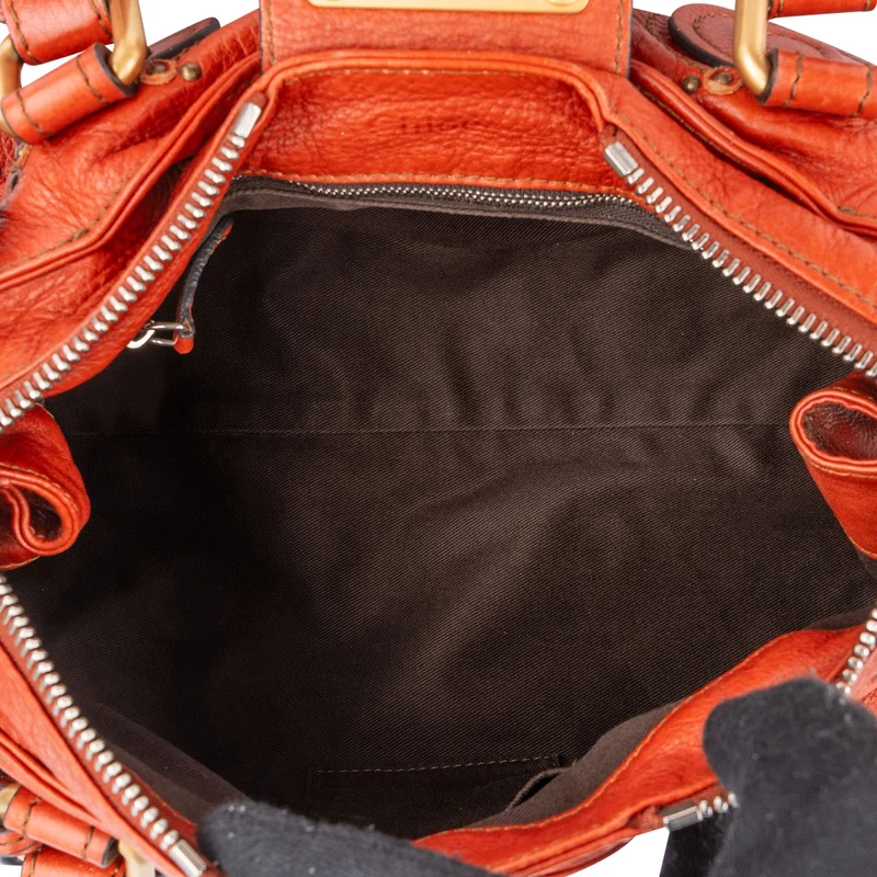 Chloé Leather Paddington Satchel Handbag