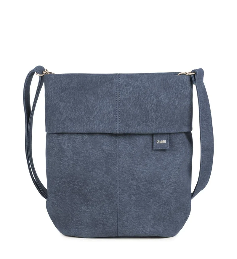 Umhängetasche Mademoiselle M12 Nubuk-Blue Blau