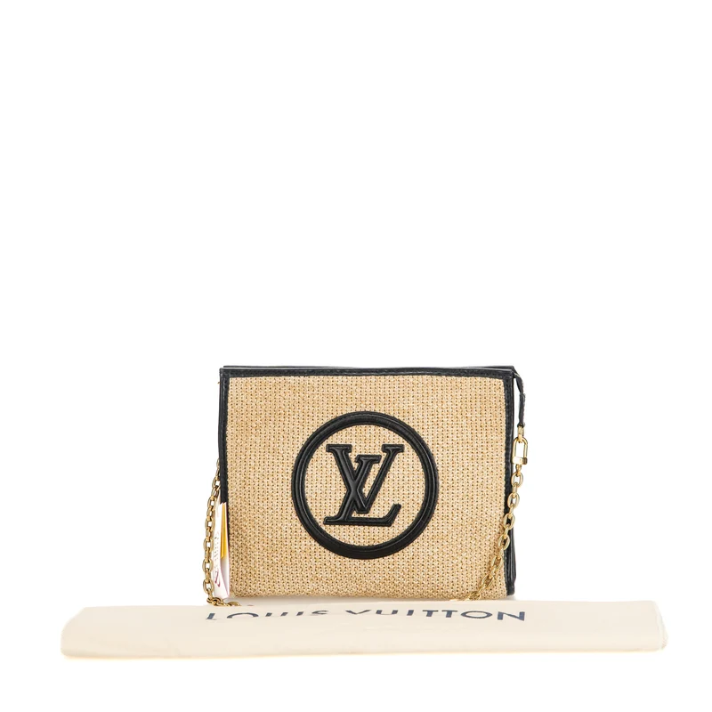 Raffia Clutch