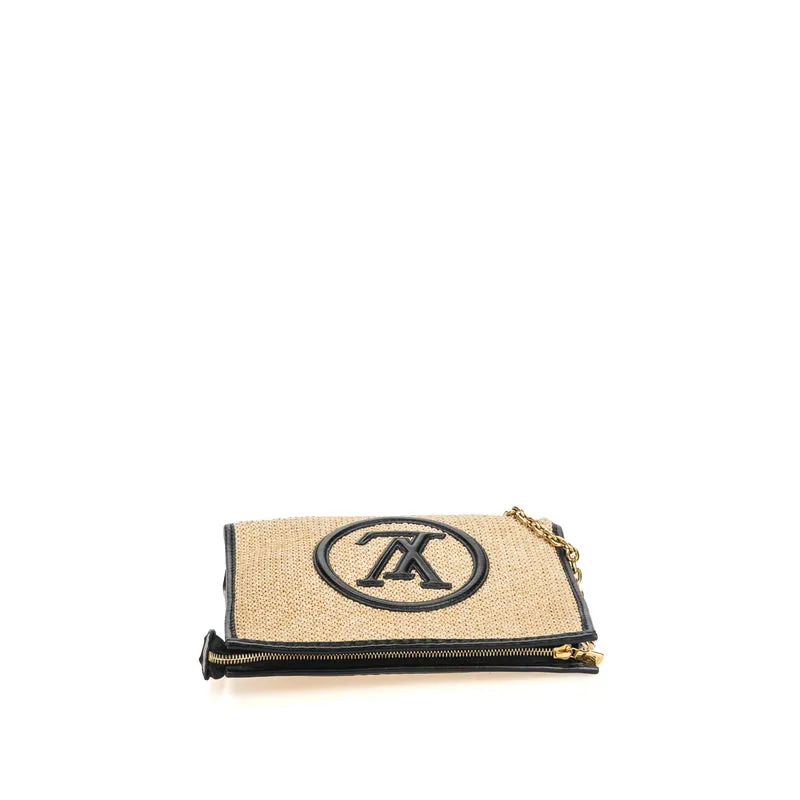Raffia Clutch