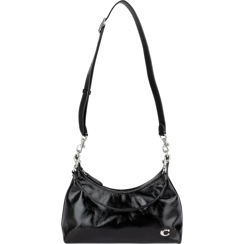 Coach Black Patent Leather Juliet Shoulder Crossbody Bag