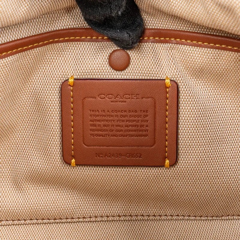 Coach Black Patent Leather Juliet Shoulder Crossbody Bag