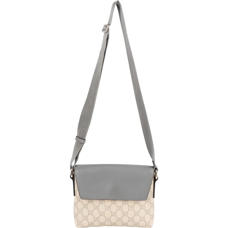 Gucci Monogram GG Supreme Canvas Crossbody Bag