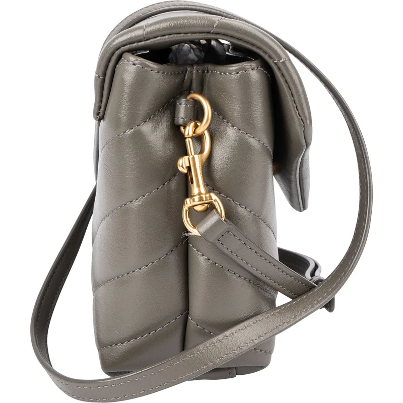 Saint Laurent Quilted Lambskin Loulou Puffer Toy Crossbody Bag