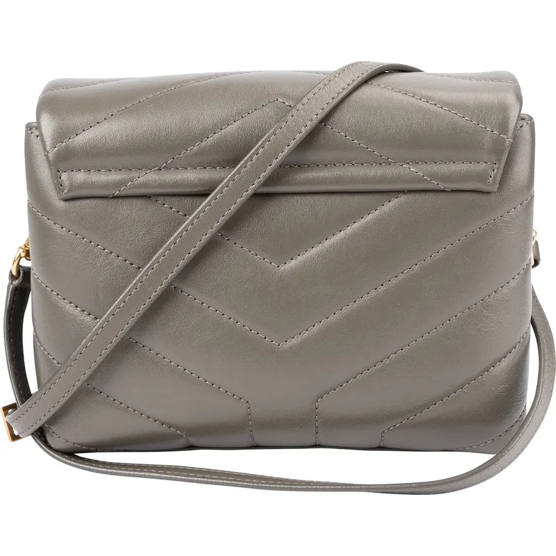 Saint Laurent Quilted Lambskin Loulou Puffer Toy Crossbody Bag