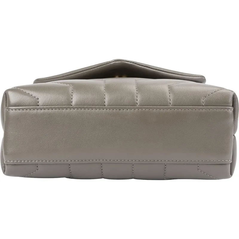 Saint Laurent Quilted Lambskin Loulou Puffer Toy Crossbody Bag