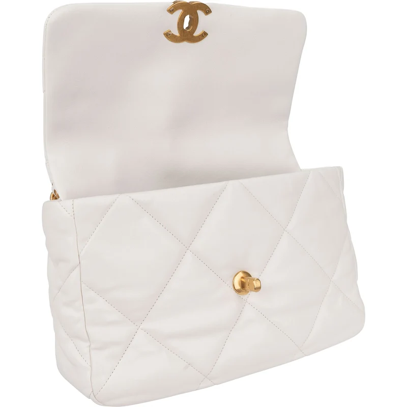 Chanel 19 Quilted Lambskin Single Flap Shoulder Bag