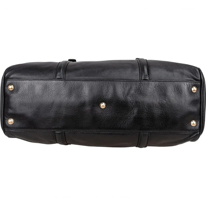 Gucci Leather Britt Boston Bag Handbag