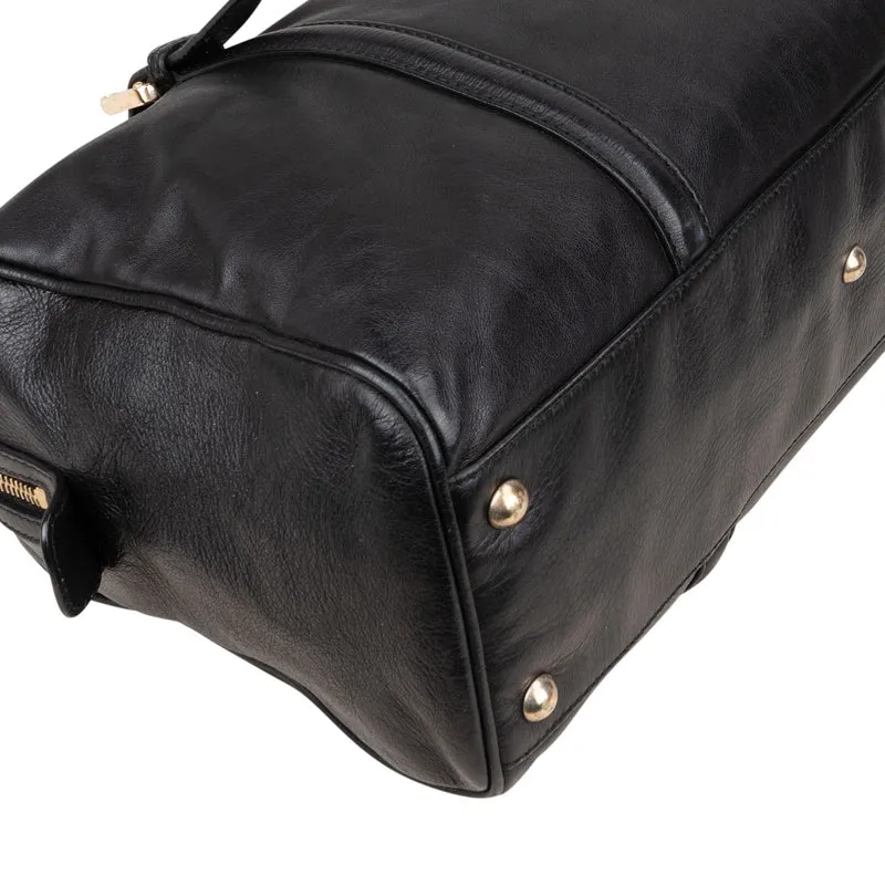 Gucci Leather Britt Boston Bag Handbag