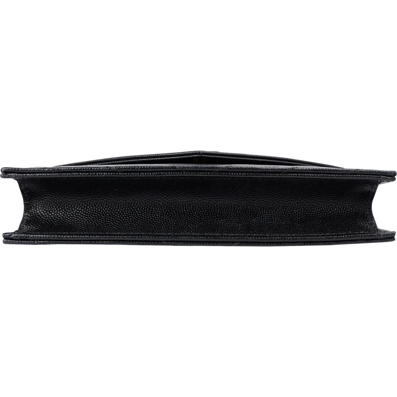 Saint Laurent Grain De Poudre Monogram Wallet On Chain Crossbody Bag