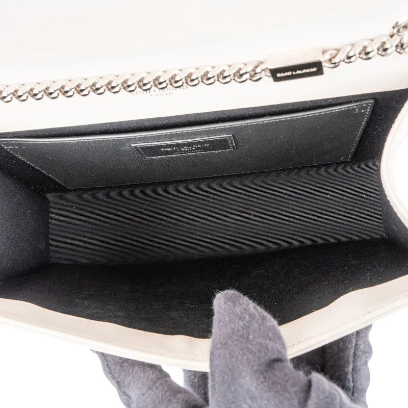 Saint Laurent Grained Leather Kate Tassel Chain Crossbody Bag