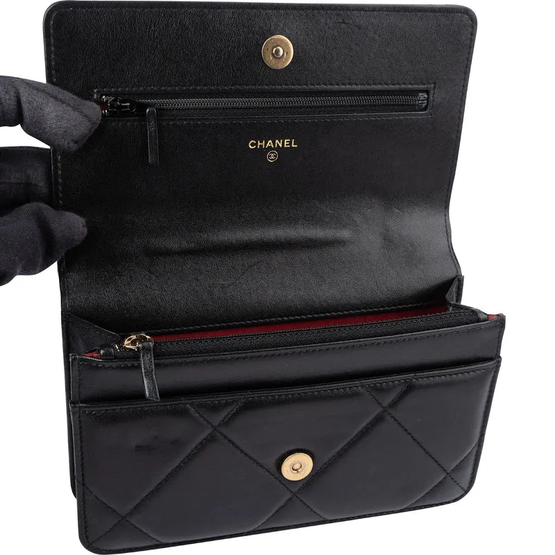 Chanel 19 Quilted Lambskin Wallet On Chain Crossbody bag