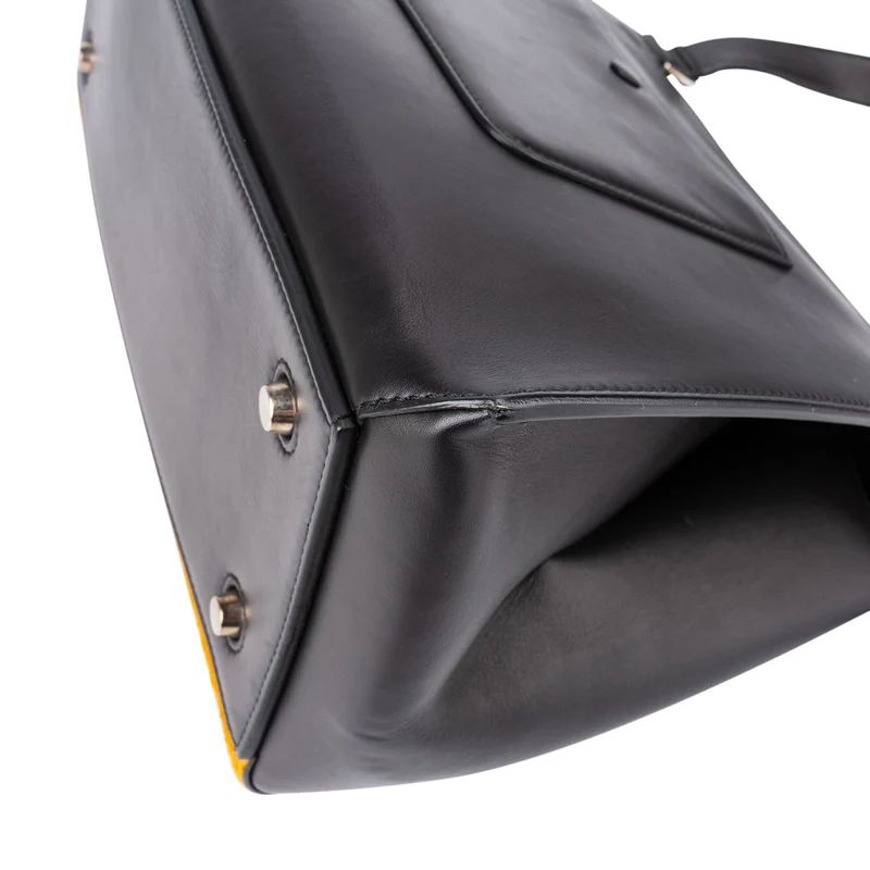 Céline Bicolor Calf Hair Edge Handbag