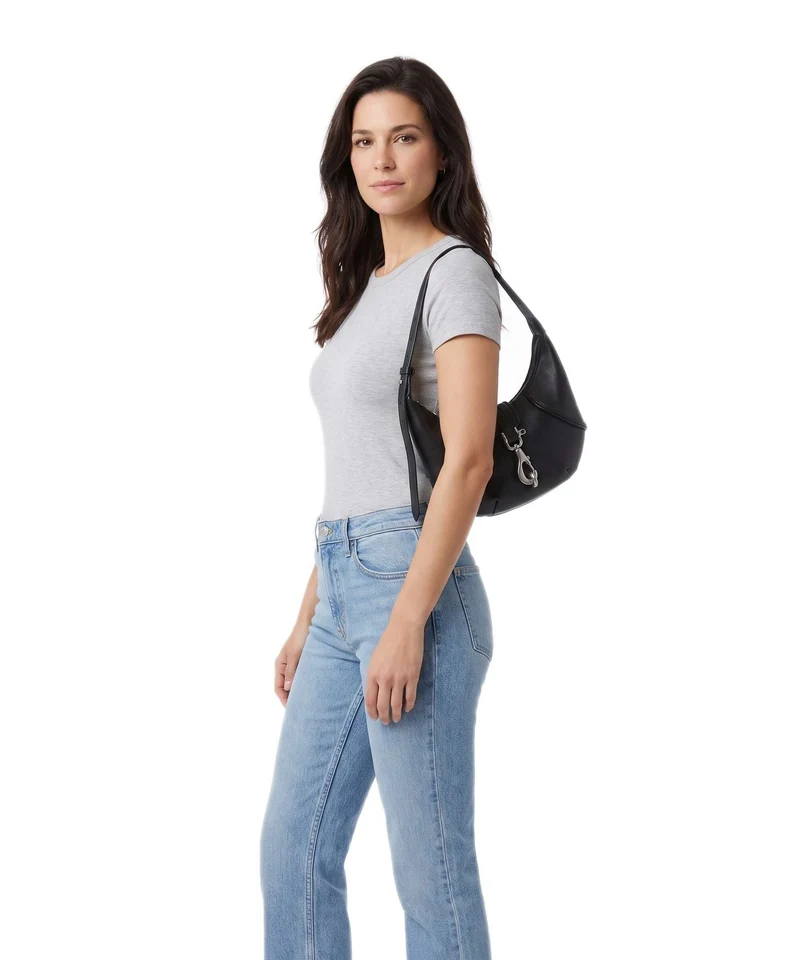 Liebeskind Ryker Cow Naturale S Schultertasche black