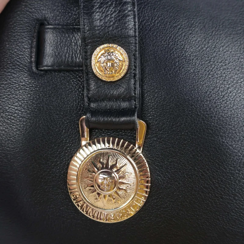 Versace Vintage Black Bag