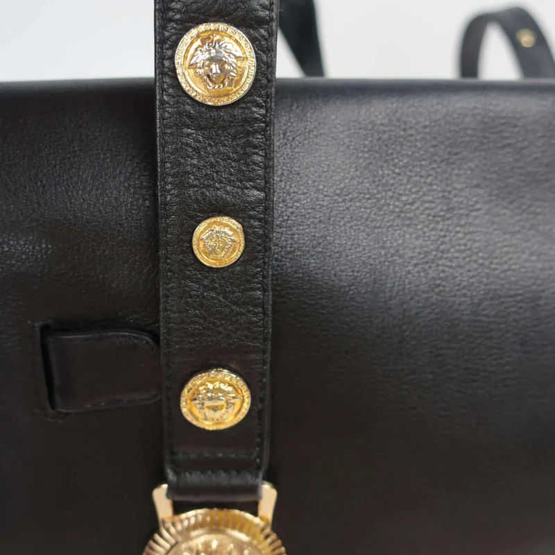 Versace Vintage Black Bag