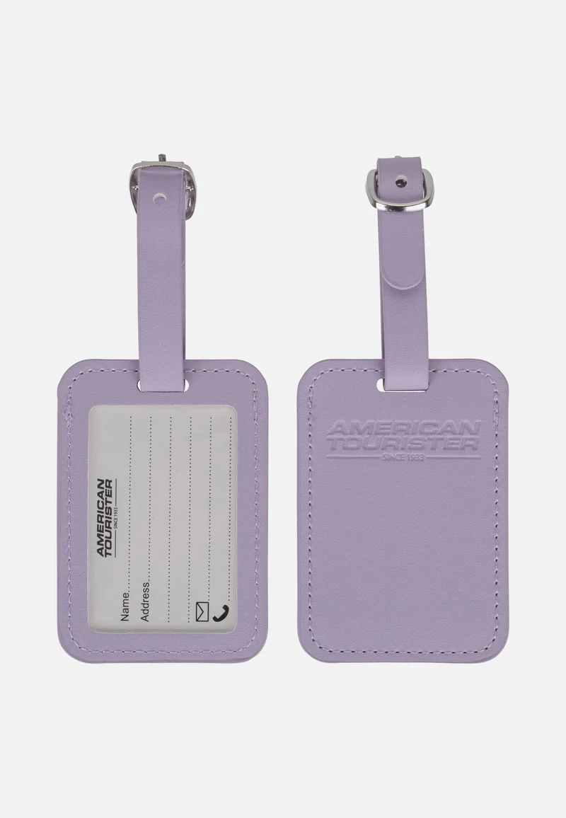 Luggage Tag Pack Of 2 Digital Lavender - Gepäckanhänger