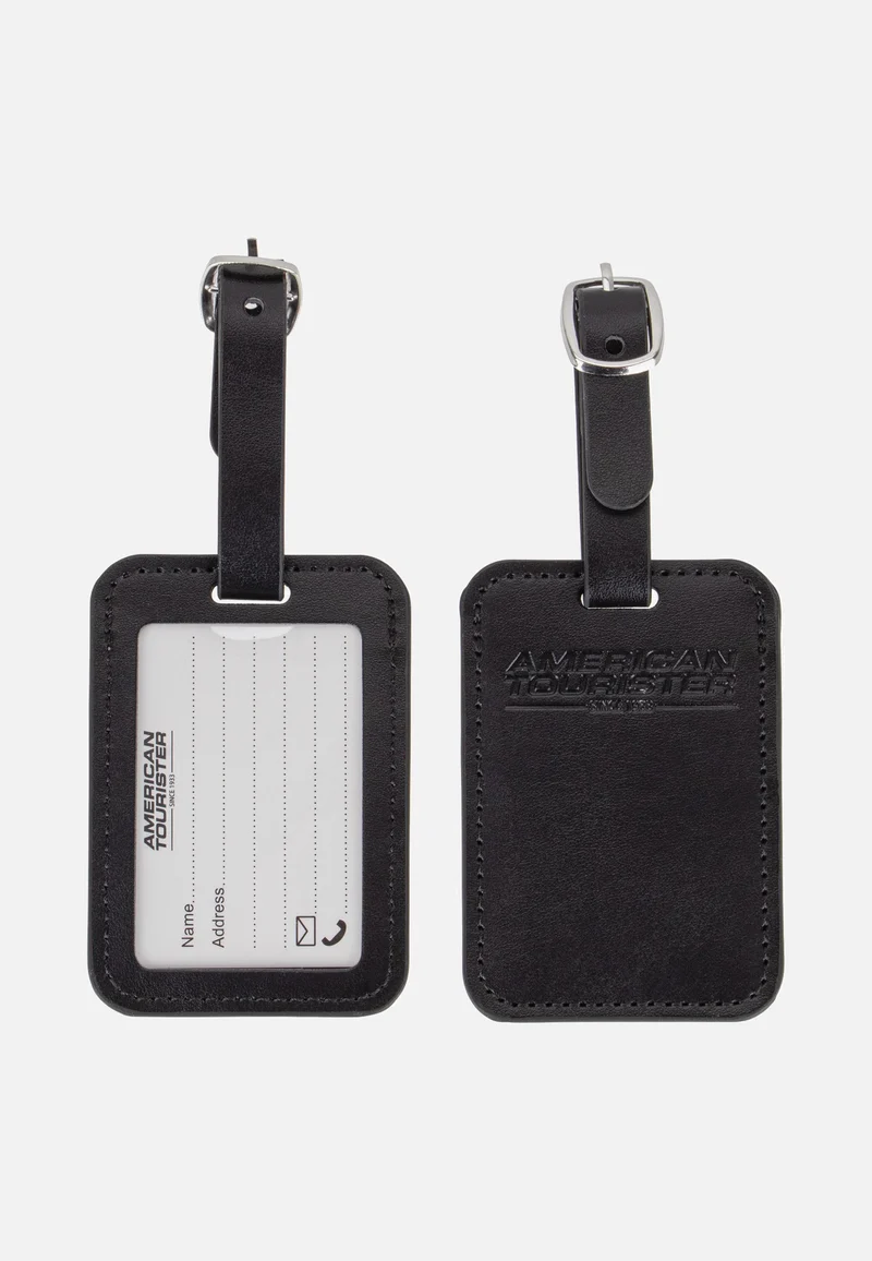 Luggage Tag Pack Of 2 Black - Gepäckanhänger