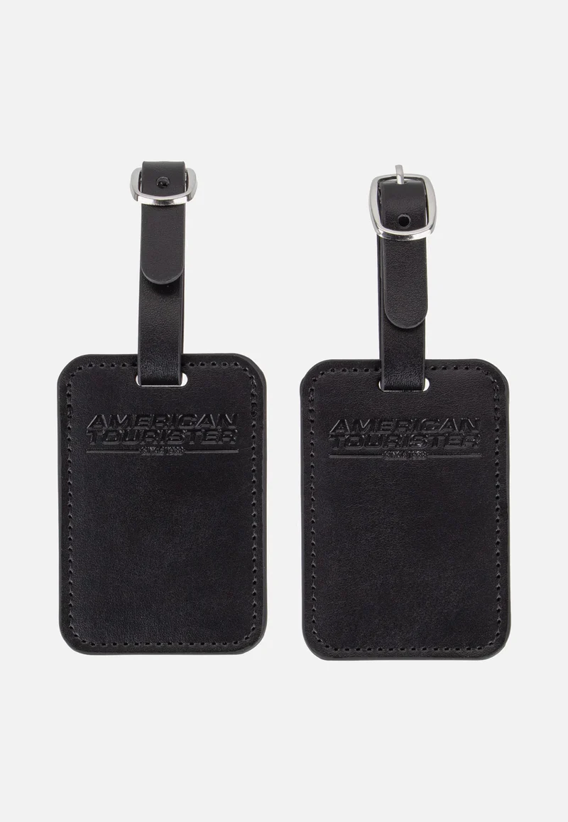 Luggage Tag Pack Of 2 Black - Gepäckanhänger