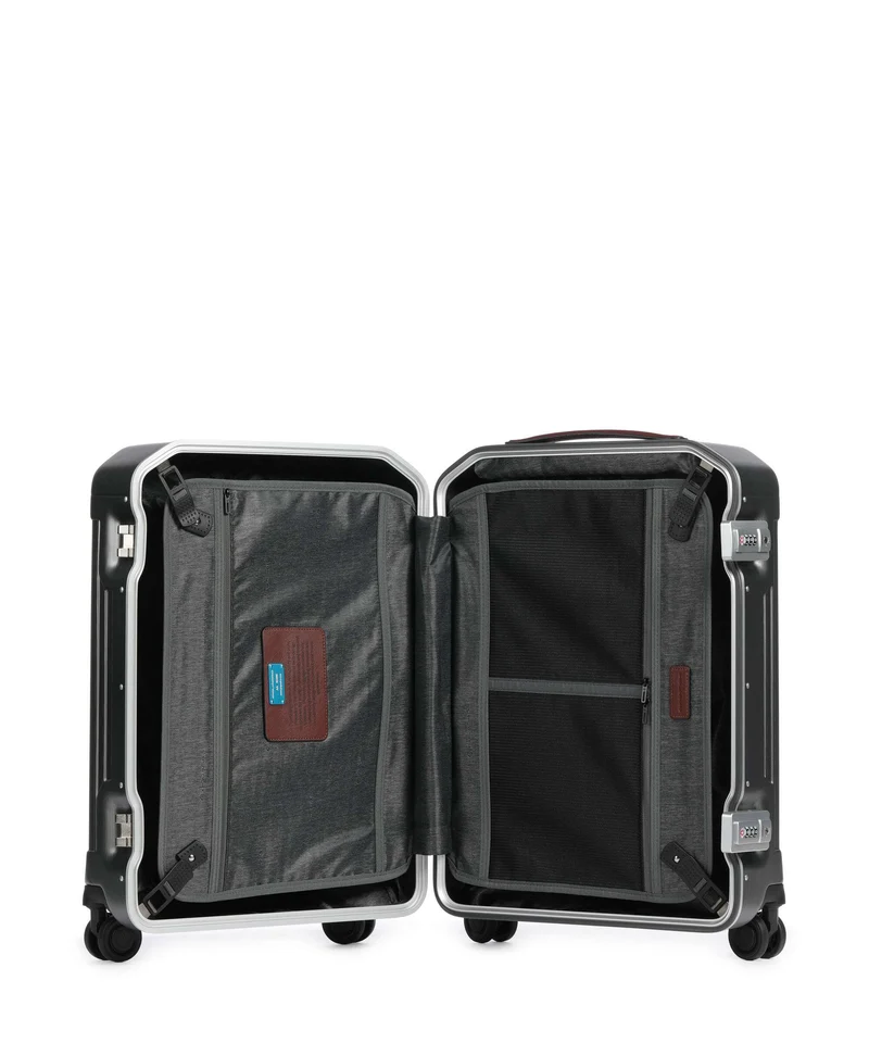 Piquadro PQ-LM 4-Rollen Trolley black/tan