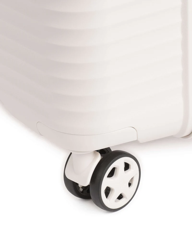 Travelite Air Stripe 4-Rollen Trolley offwhite