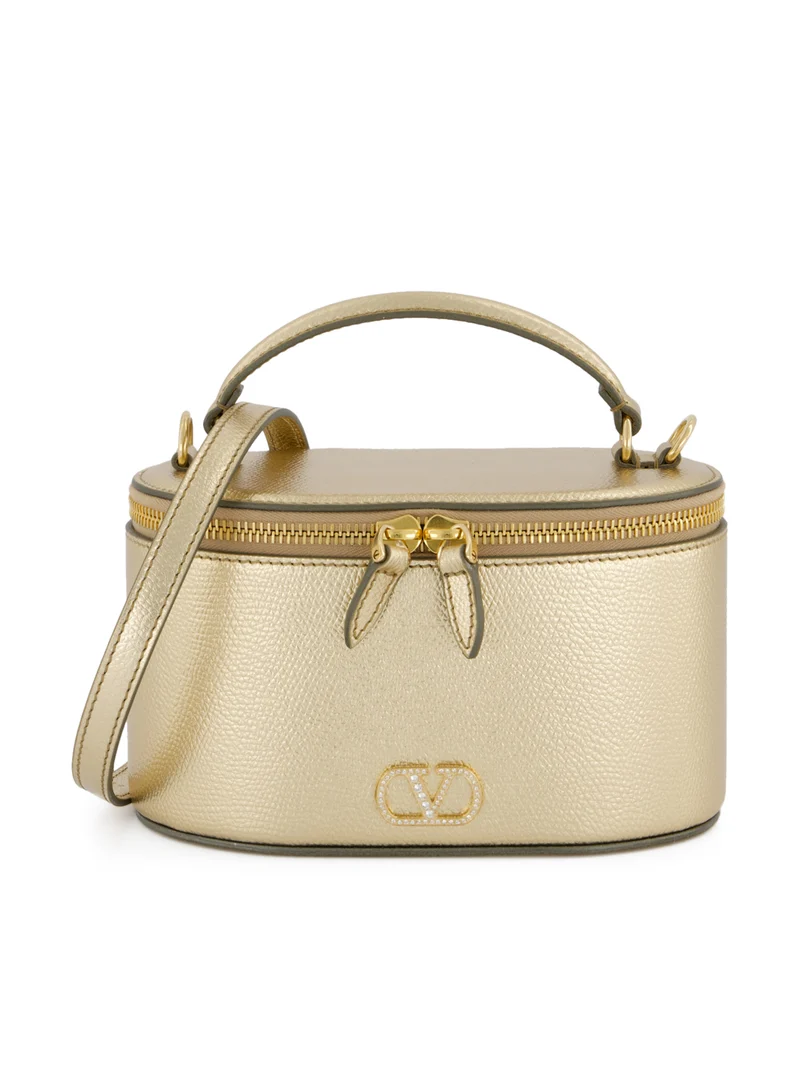 VALENTINO GARAVANI Mini Vanity Bag VLogo Signature In Vitello