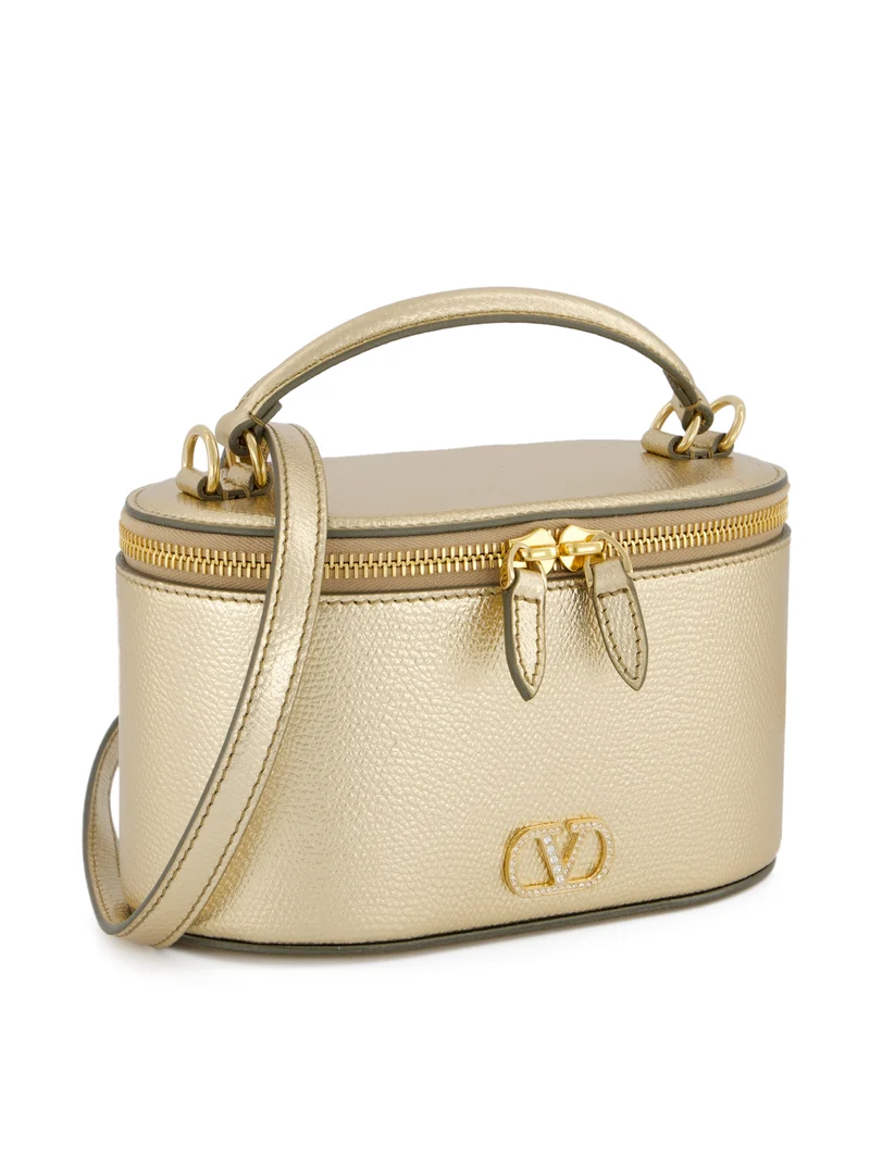VALENTINO GARAVANI Mini Vanity Bag VLogo Signature In Vitello