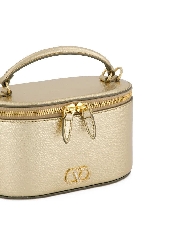 VALENTINO GARAVANI Mini Vanity Bag VLogo Signature In Vitello