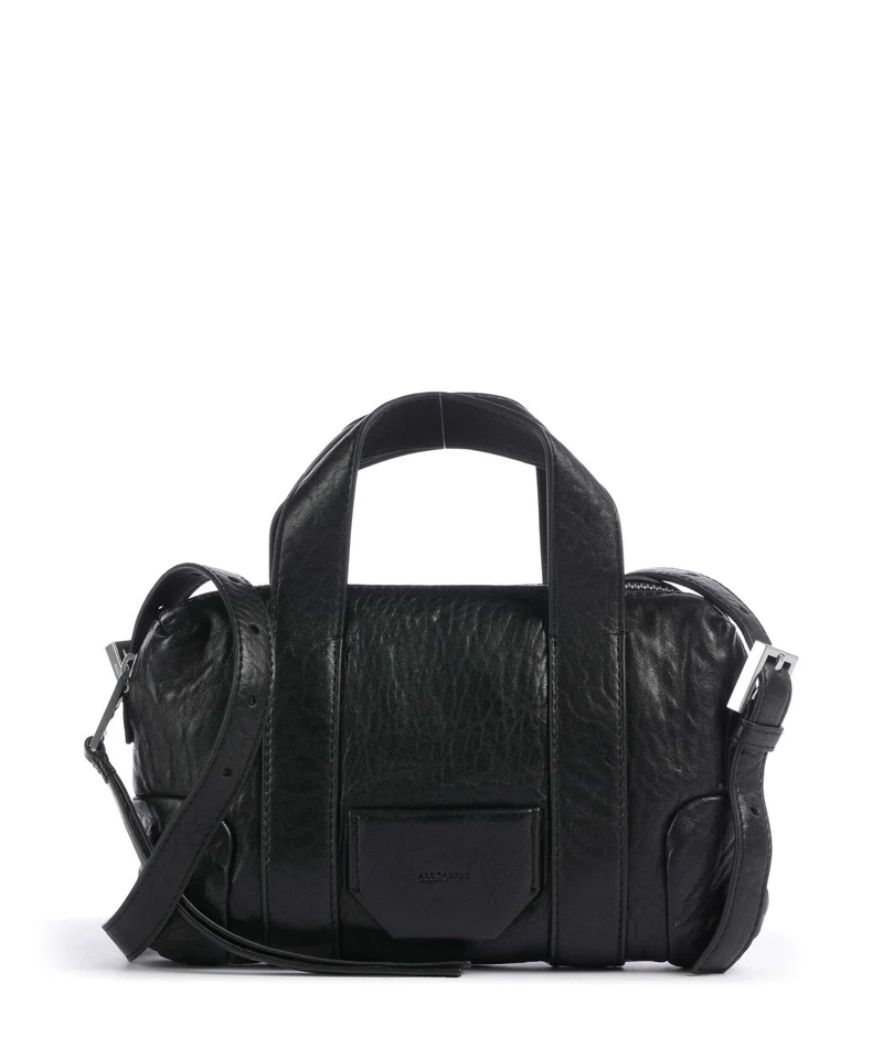 AllSaints Ares Compact Umhängetasche black/silver