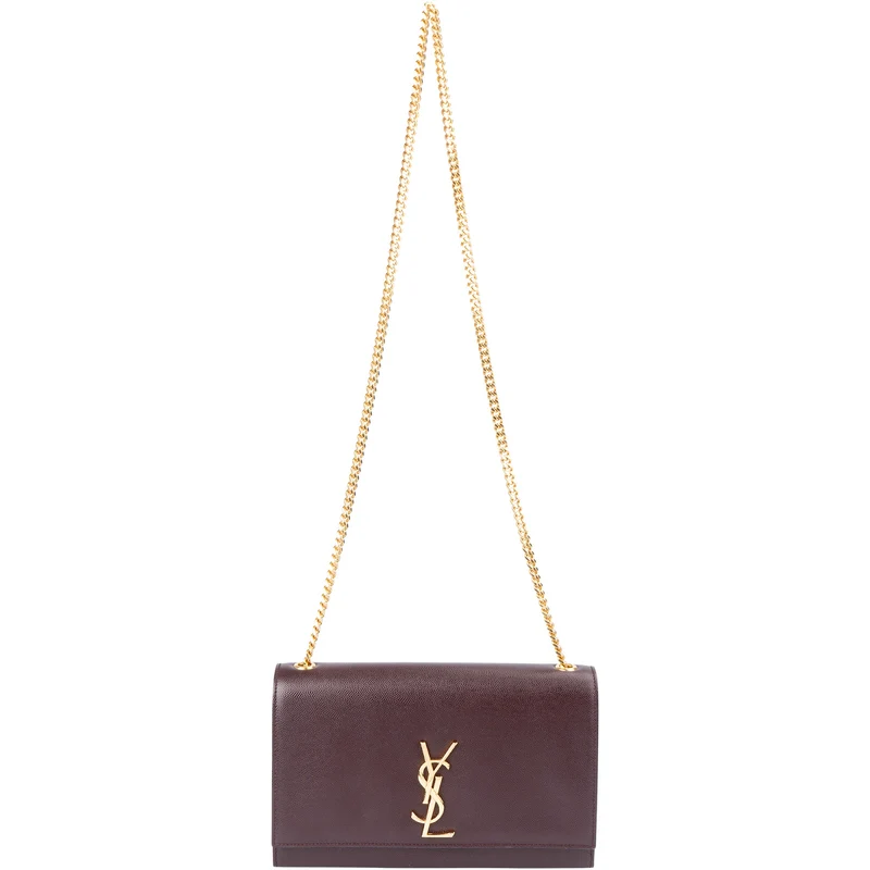 Saint Laurent Grain De Poudre Kate Chain Crossbody Bag