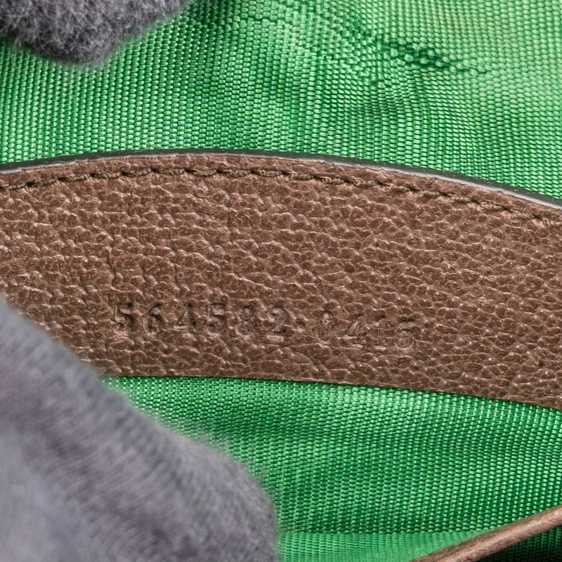 Gucci Monogram GG Supreme Canvas Butterfly Web Crossbody Bag