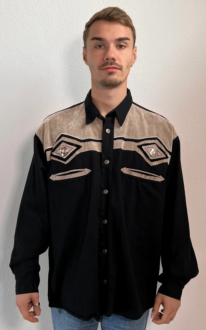 Vintage MENS Western Button Down Shirt