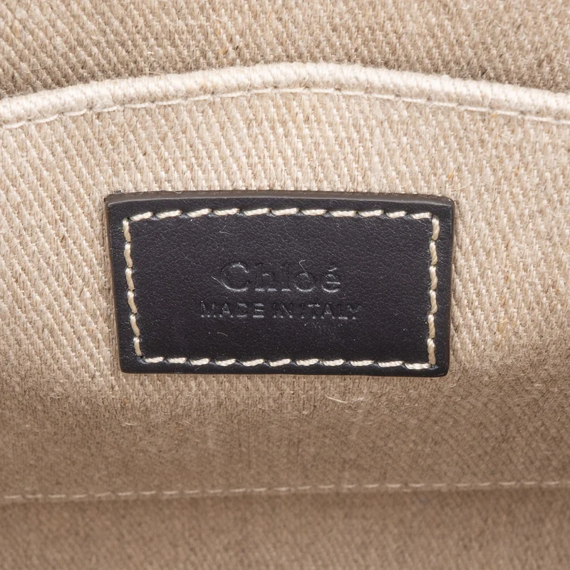 Chloé Canvas Small Woody Tote Handbag