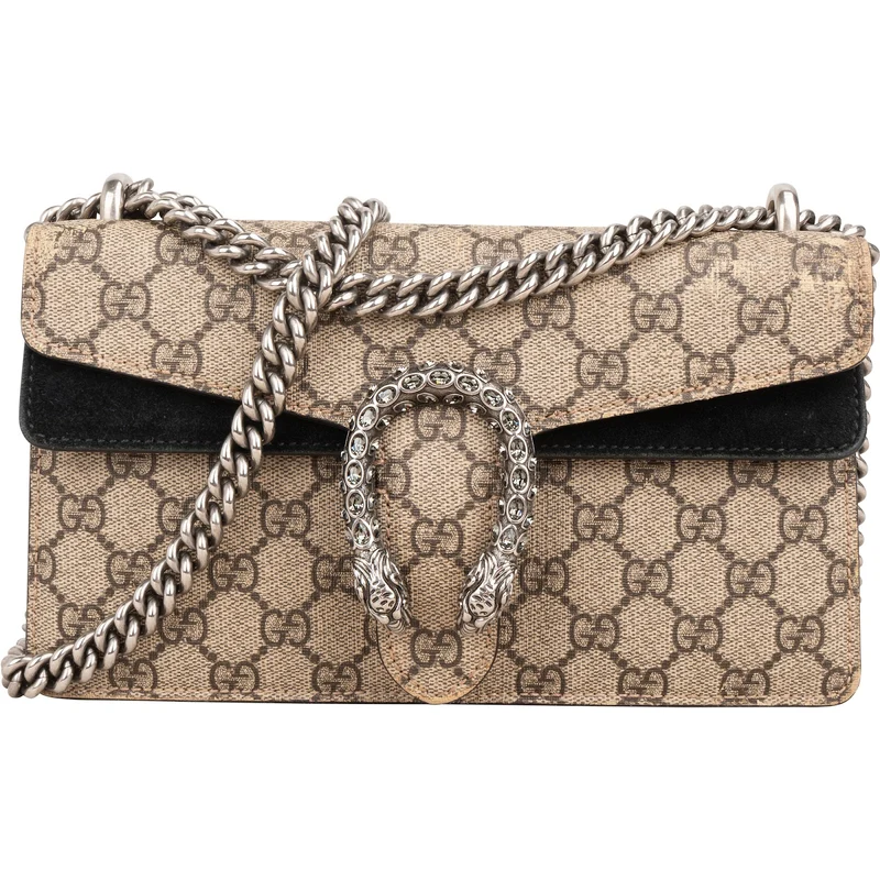 Gucci Monogram GG Supreme Canvas Dionysus Small Crossbody Bag