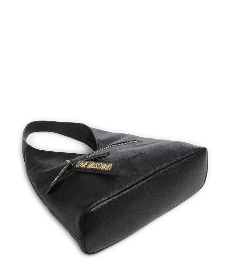 Love Moschino Signature Beuteltasche nero