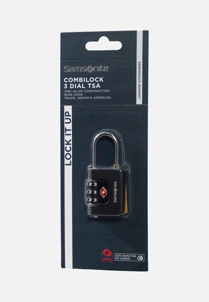 Combilock 3 Dial TSA Black - Lock