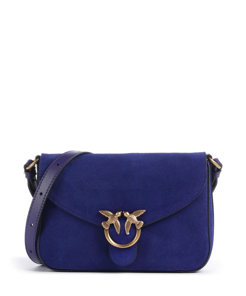 Pinko Love Mini Umhängetasche blue/gold