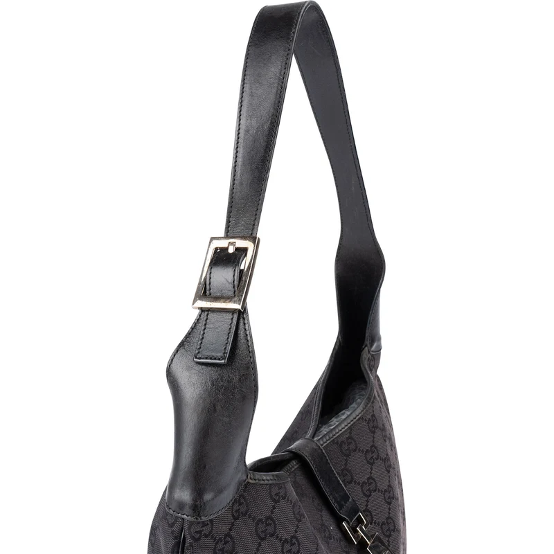 Gucci Monogram GG Canvas Jackie Shoulder Bag