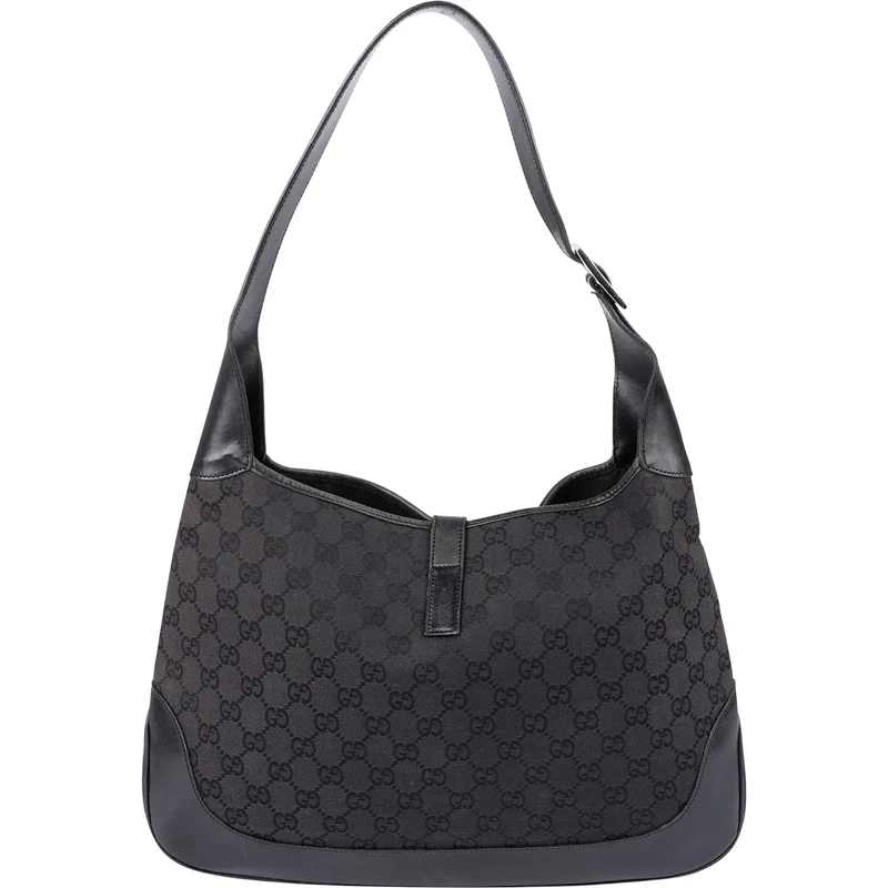 Gucci Monogram GG Canvas Jackie Shoulder Bag