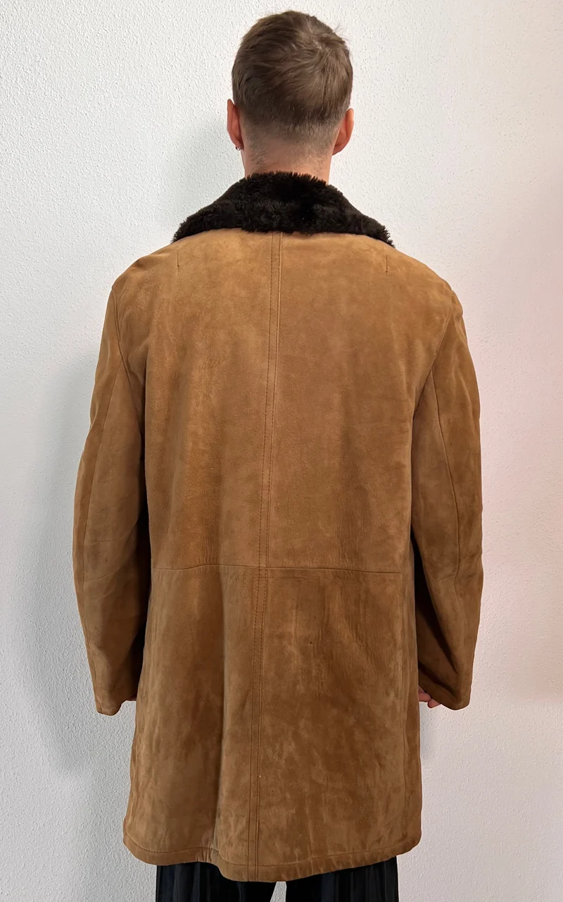 Vintage MENS 70s Shearling Coat