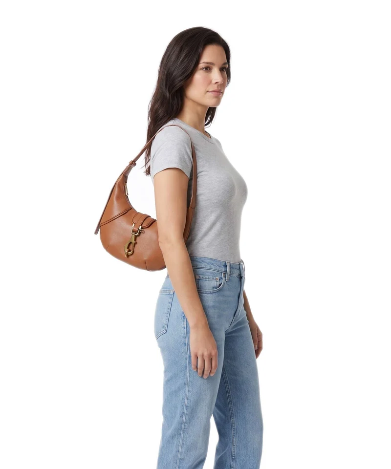 Liebeskind Ryker Cow Naturale S Schultertasche cognac