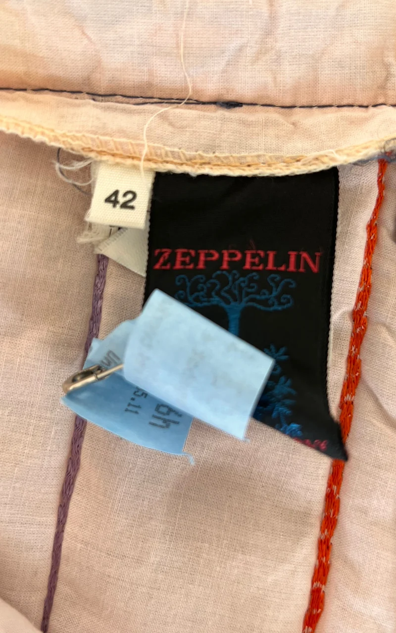 Vintage Zeppelin Puffy Silk Pants