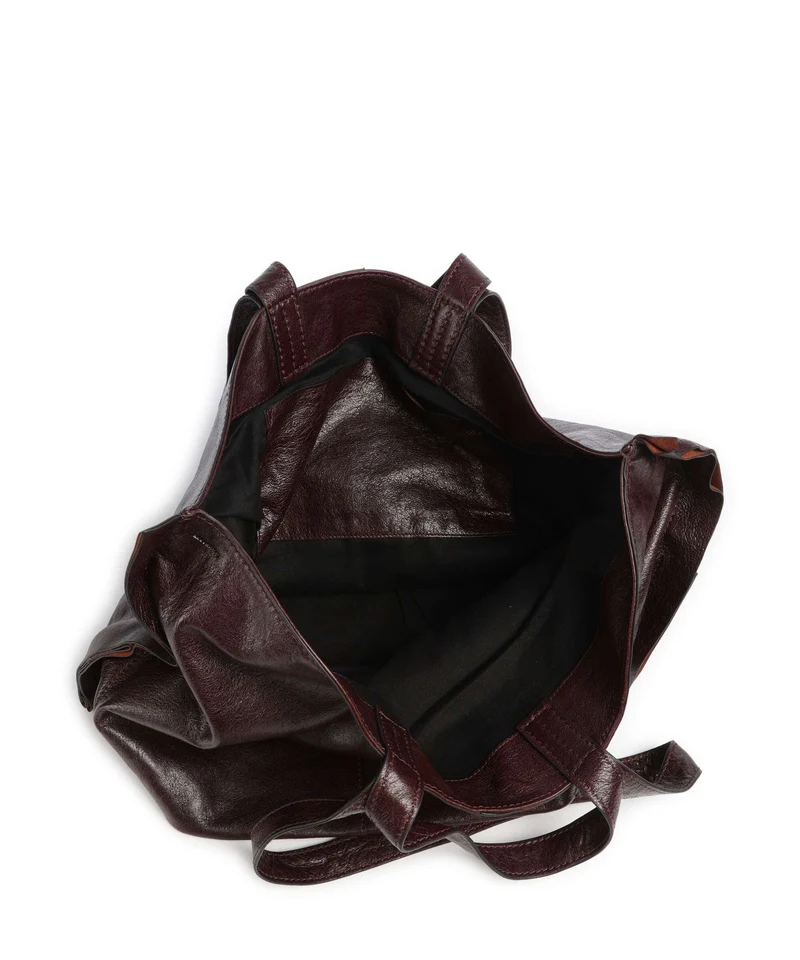 AllSaints Lutece Shopper burgundy red
