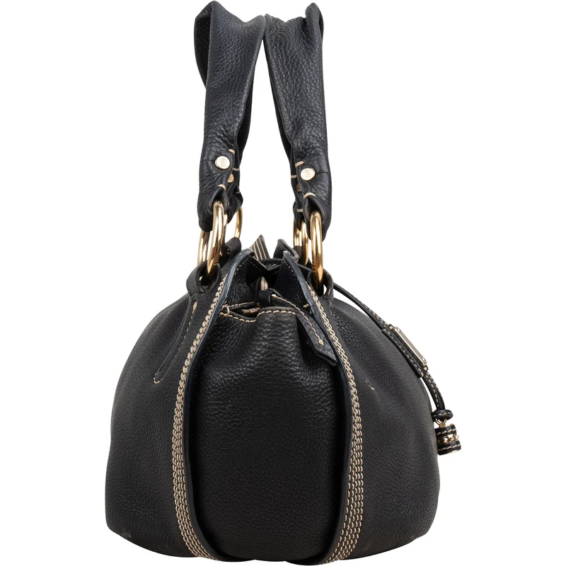 Celine Pebbled Leather Bittersweet Handbag