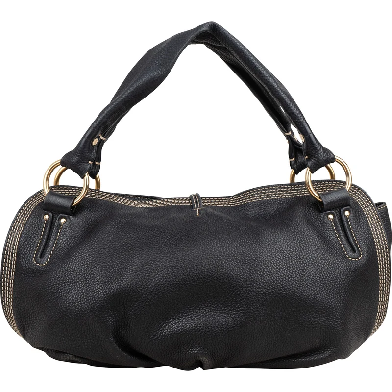 Celine Pebbled Leather Bittersweet Handbag