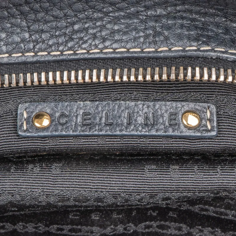 Celine Pebbled Leather Bittersweet Handbag