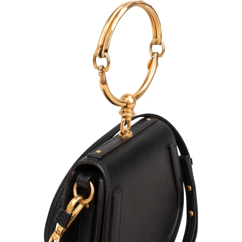 Chloé Black Leather Nile Crossbody Bag